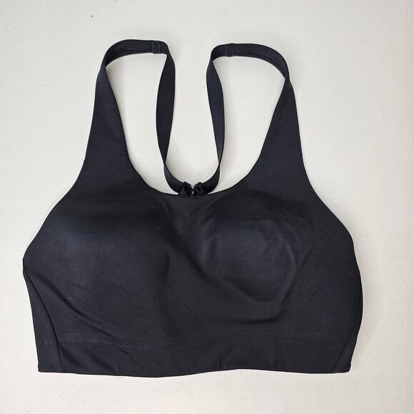 Athleta Women's Advance Bra B-G Size 32D Black & Sunset Orange Activewear Active - Picture 2 of 9